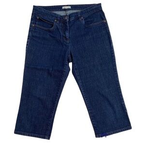 Eileen Fisher Mid-Rise Knee Length Jean Capris